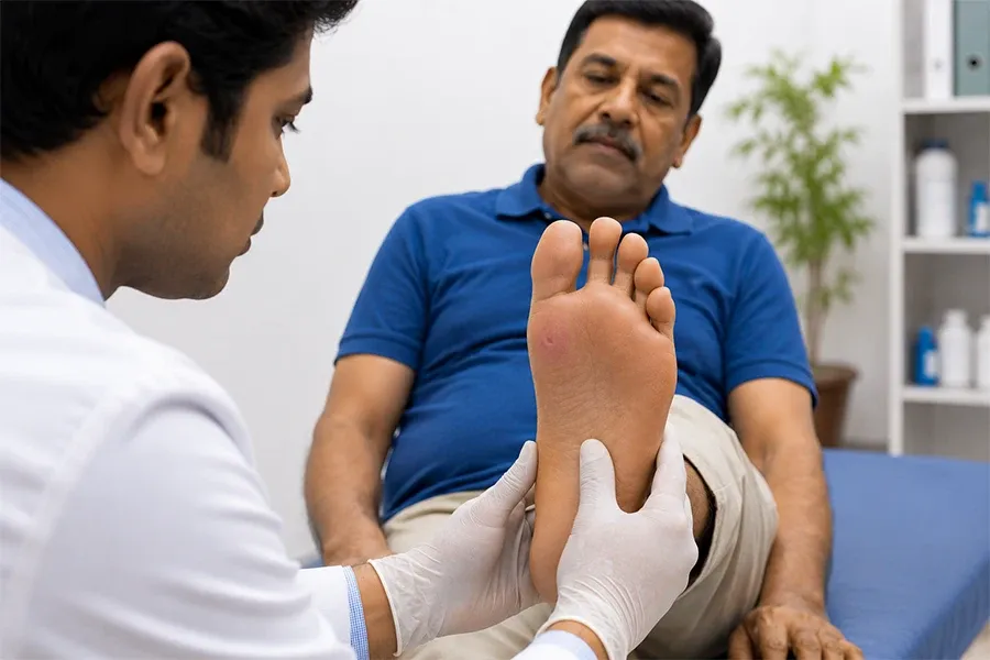 What do Diabetic Foot and Toe Ulcers Look Like
